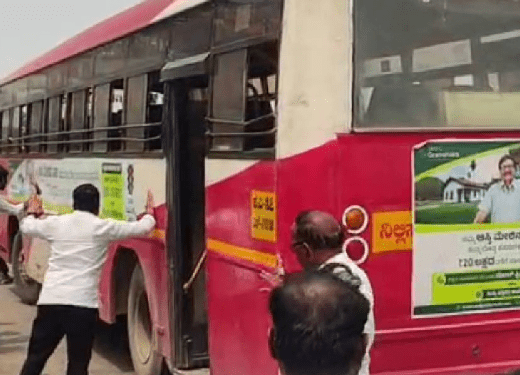 ಬಸ್ ನಿಲ್ದಾಣದಲ್ಲಿ ಕೆಕೆಆರ್‌ಟಿಸಿ ಬಸ್ ಹರಿದು ಮಹಿಳೆ ಮೃತ್ಯು