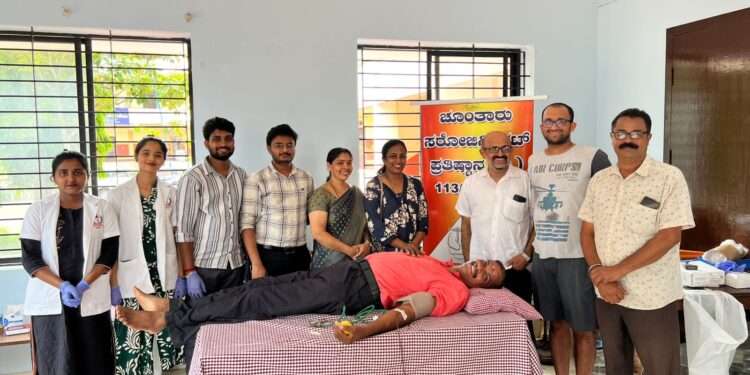 ರಕ್ತದಾನವೇ ಶ್ರೇಷ್ಟ ದಾನ- ಡಾ ಚೂಂತಾರು