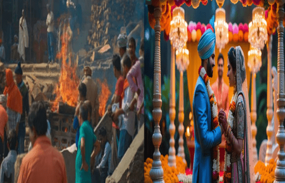 ಸ್ಮಶಾನದಲ್ಲೇ ಸಪ್ತಪದಿ – ವಿವಾದಕ್ಕೆ ಕಾರಣವಾದ ವಿಚಿತ್ರ ಮದುವೆ!