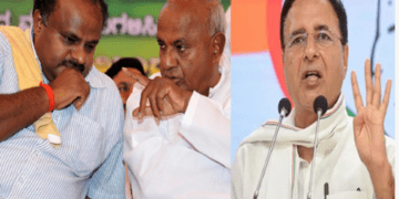 ದೇವೇಗೌಡರಿಗೆ ಟಿಕೆಟ್ ನಿರಾಕರಣೆ: ಸಚಿವ ಸ್ಥಾನಕ್ಕಾಗಿ ಹೆಚ್‌ಡಿಕೆ ಮೌನ ಎಂದ ಸುರ್ಜೇವಾಲ