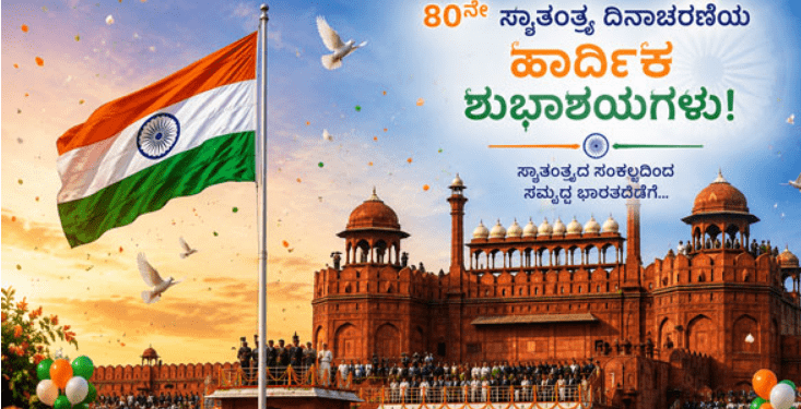 80ನೇ ಸ್ವಾತಂತ್ರ್ಯೋತ್ಸವ ಸಂಭ್ರಮ: ಕೆಂಪುಕೋಟೆಯಲ್ಲಿ ಪ್ರಧಾನಿ ಮೋದಿ ಧ್ವಜಾರೋಹಣ!